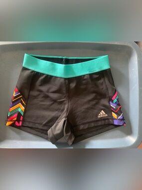 Adidas Techfit Compression Short with Colorful Accents